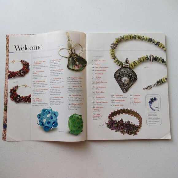 Bead and Button Magazine Creative Ideas For The Art of Beads, Jewelry Dec 2004 - Picture 16 of 16